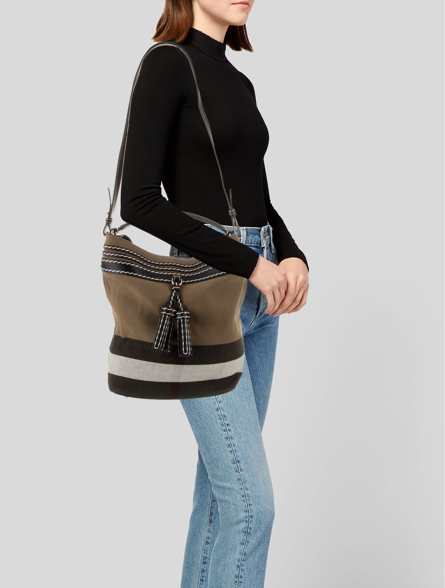 Burberry Super Nova Check Shoulder Bag